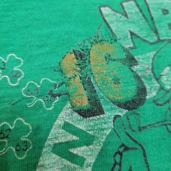 VTG 80s 1986 Boston Celtics T-Shirt Paper Thin Single Stitch Larry Bird Era XL - Picture 3 of 8